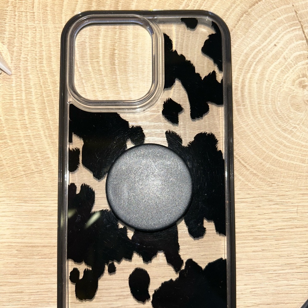 iPhone 14 Pro Max Ottebox case cow print